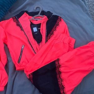 Fashion Nova Track Jacket and Pants, Size S